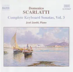 cd domenico scarlatti, jeno jandó - complete keyboard sonatas vol. 3 (2001)