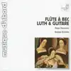 cd flute a bec , luth et guitare