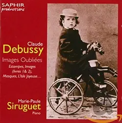 cd images oubliees - estampes, images (libri 1 e 2) masques, l'isle joyeuse