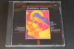 cd jo akepsimas, mannick - pour un dernier adieu - messe  (2014)