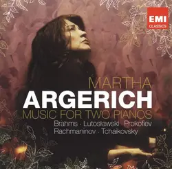 cd martha argerich - brahms - lutoslawski - prokofiev - rachmaninov - tchaikovsky - music for two pianos (2008)