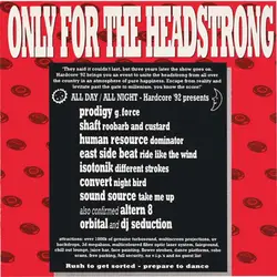 cd only for the headstrong (1992)