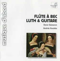 cd rené clemencic, andrás kecskés - flûte à bec, luth & guitare (2000)