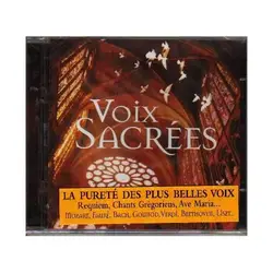 cd voix sacrées (mozart, fauré, bach, gounod, verdi, beethoven, liszt...)