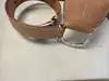 ceinture ralph lauren en cuir couleur camel