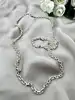 chaîne en argent grosse maille forçat l66cm argent 800 millième (19 ct) 27,43g