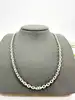 chaîne en argent grosse maille forçat l70cm argent 800 millième (19 ct) 38,87g