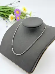 chaîne en argent maille forçat l41,5cm argent 925 millième (22 ct) 9,69g
