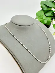 chaîne en argent maille forçat l49,5cm argent autre 12,41g