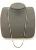 chaine en argent maille forçat l54cm argent 800 millième (19 ct) 8,74g