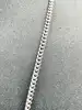 chaîne en argent maille gourmette l52cm argent 925 millième (22 ct) 4,94g
