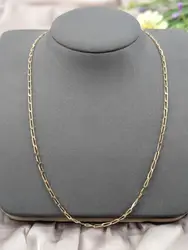 chaîne maille cheval limée or 750 millième (18 ct) 4,83g