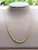 chaîne maille torsadée en chute en or rose or 375 millième (9 ct) 2,46g