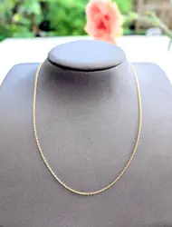 chaîne or maille forçat or 750 millième (18 ct) 2,19g
