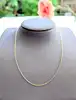 chaîne or maille forçat or 750 millième (18 ct) 2,19g