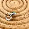 charm argent pandora pierre verte argent 925 millième (22 ct) 0,95g