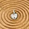 charm padonra en forme de coeur de l'amitié argent 925 millième (22 ct) 1,69 g