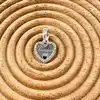 charm padonra en forme de coeur de l'amitié argent 925 millième (22 ct) 1,76g