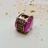 charm pandora cabochon ovale rose