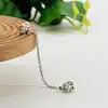charm pandora chaîne de sécurité fleur de marguerite  argent 925 millième (22 ct) 3,39g