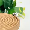 charm pandora coeur serti de zircones étoile bleues argent 925 millième (22 ct) 4,01g