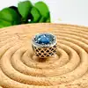 charm pandora colours scintillant bleu foncé et cristal, oxyde de zirconium  argent 925 millième (22 ct) 2,31g