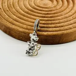 charm pandora disney 90 ans mickey édition limitée argent 925 millième (22 ct) 3,50g