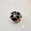 charm pandora fleur de pensée violet profond