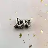 charm pandora love manuscrit  argent 925 millième (22 ct) 1,87g