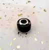 charm pandora mini murano noir argent 925 millième (22 ct) 1,97g