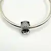 charm pandora panda doux et scintillant  argent 925 millième (22 ct) 2,68g