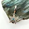 charm pandora pendant étoile de mer scintillant