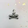 charm pandora pendentif noeud scintillant argent 925 millième (22 ct) 1,05g