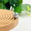 charm pandora rose cathédrale en émail bleu argent 925 millième (22 ct) 4,77g