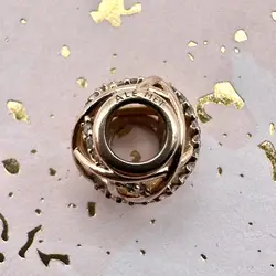 charm pandora timeless lignes brillantes et scintillantes