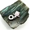 charm pandora tortue de mer rose en verre de murano argent 925 millième (22 ct) 2,90g
