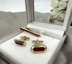 coffret christian dior vintage pince cravate et boutons de manchette