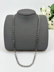 collier acier maille gourmette