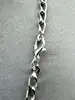 collier acier maille gourmette