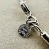 collier arthus bertrand cordon en coton huilé turquoise l41cm argent 925 millième (22 ct) 1,62g