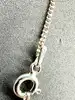 collier en argent maille gourmette avec pendentif l45cm argent 925 millième (22 ct) 3,51g