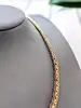 collier maille palmier en chute or 750 millième (18 ct) 21,20g