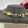 collier ras du cou grosse maille marine vermeil l40cm argent 925 millième (22 ct) 66,50g
