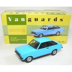 corgi (vanguard 1/43 ème) - cva12600 - véhicule miniature et circuit - ford escort mkii 1.1 popular - olympic blue