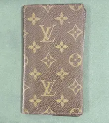 couverture agenda louis vuitton vintage en toile monogramme