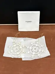 décoration chanel flocon étoile en papier