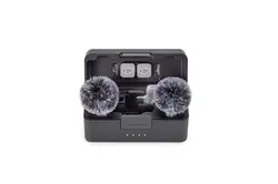 dji mic mini 2 (2 tx + 1 rx mobile + boîtier de recharge), microphone cravate, micro sans fil pour iphone 17/16/15 et android/tabl