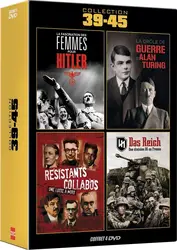 dvd 39 - 45 - la collection : la fascination des femmes pour hitler + la drôle de guerre d'alan turing + résistants - collabos : u