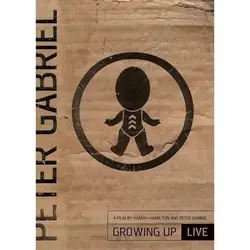 dvd peter gabriel - growing up live