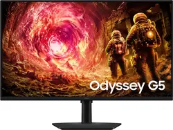 ecran pc gaming samsung odyssey g5 g50f ls32fg506euxen 32' 180 hz qhd